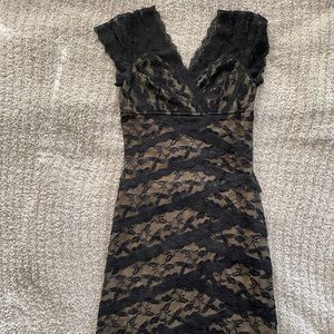 Elegant Black Lace Dress